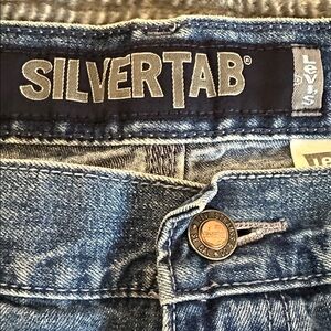 Mens Levi's SilverTab Carpenter Relaxed Fit Jeans - Blue